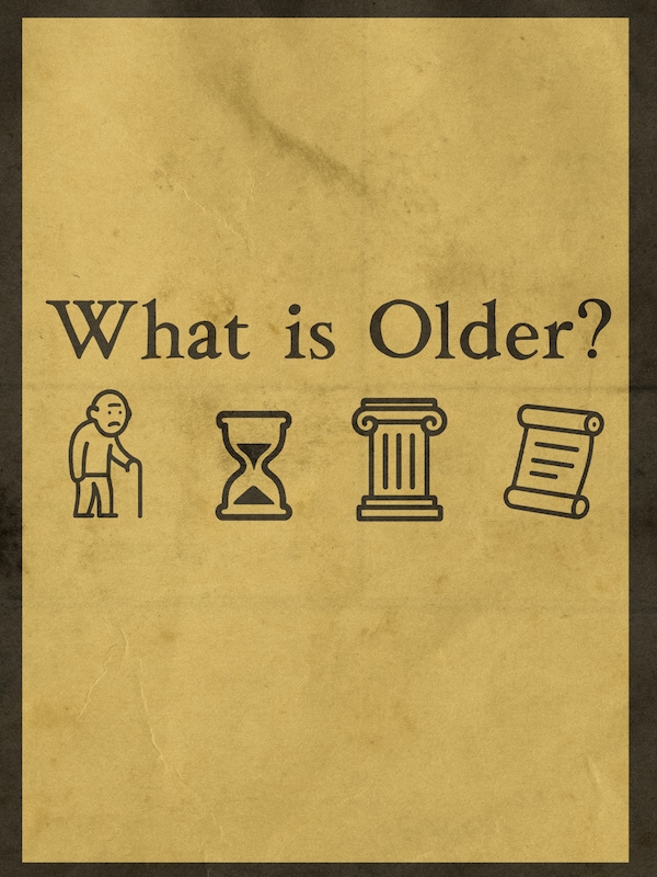 Buy What is Older?