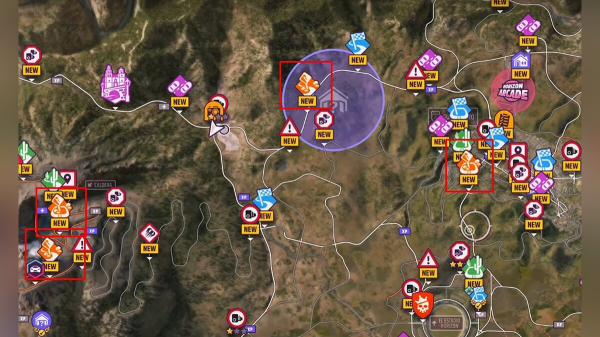 
        Где найти все гонки по грунту в Forza Horizon 5 &mdash; карта с расположением гонок
      