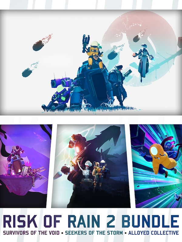 Купить Risk of Rain 2 + Survivors of the Void + Seekers of the Storm + Alloyed Collective Bundle